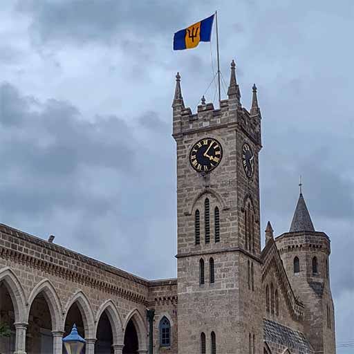 Group on a Bridgetown walking tour